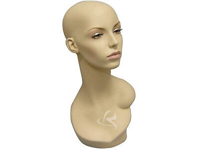 Female Mannequin Head Bust Wig Hat Jewelry Display #md-evenlyhd